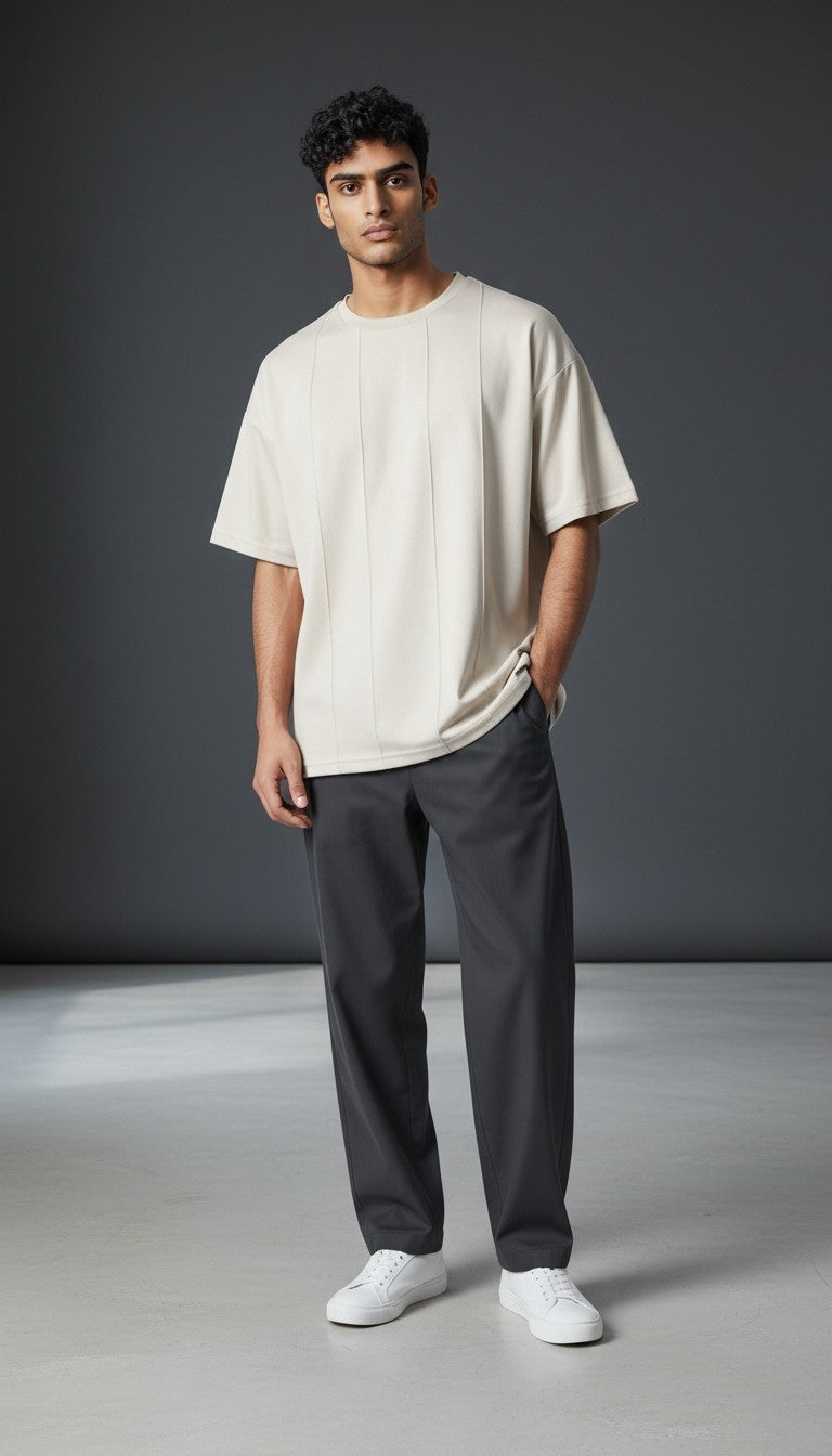 Urban Boxy Fit Seam Detail T-Shirt
