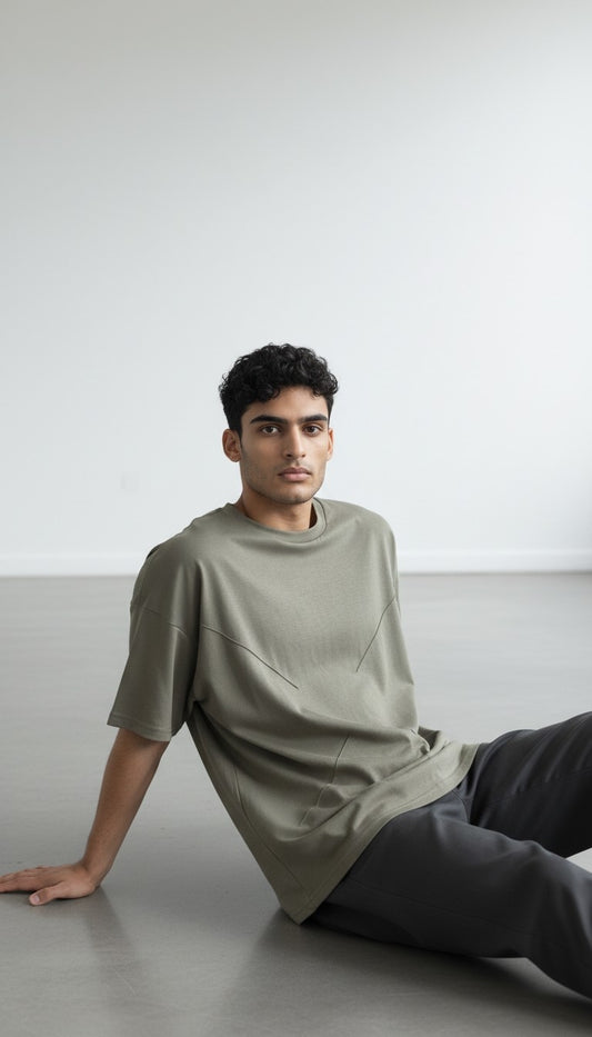 Urban Boxy Fit Seam Detail T-Shirt