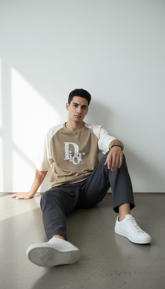 Men's Oversized Graphic Raglan Tee