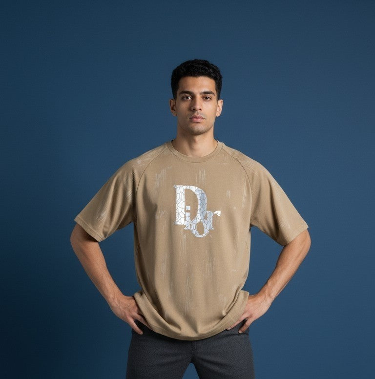 Men's Oversized Graphic Raglan Tee